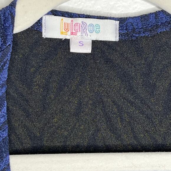 NWT LuLaRoe Blue Sarah Duster Cardigan Small - Picture 3 of 8